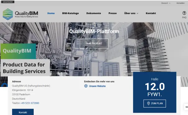 QualityBIM 2025 auf der ISH in Frankfurt